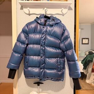 Aritzia Blue Puffer Jacket